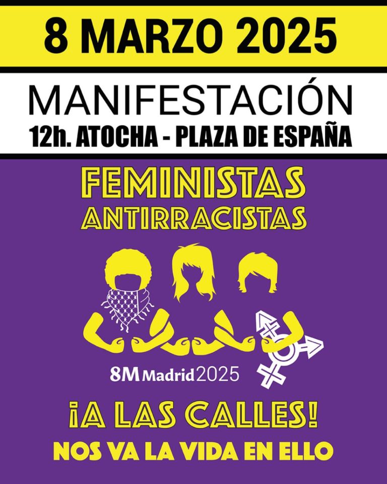 Manifestación Comision 8M Madrid 2025